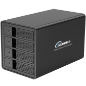 Sonnics 4 Bay USB 3.0 to SATA 3.5 inch External Hard Drive Enclosure